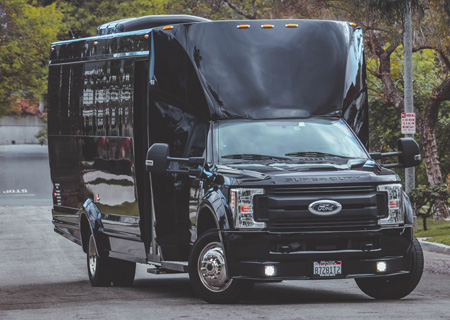 20 Passenger Party Bus Service Orange County CA