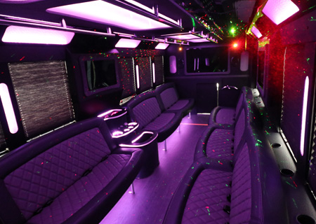 35 Passenger Party Bus Service Orange County CA